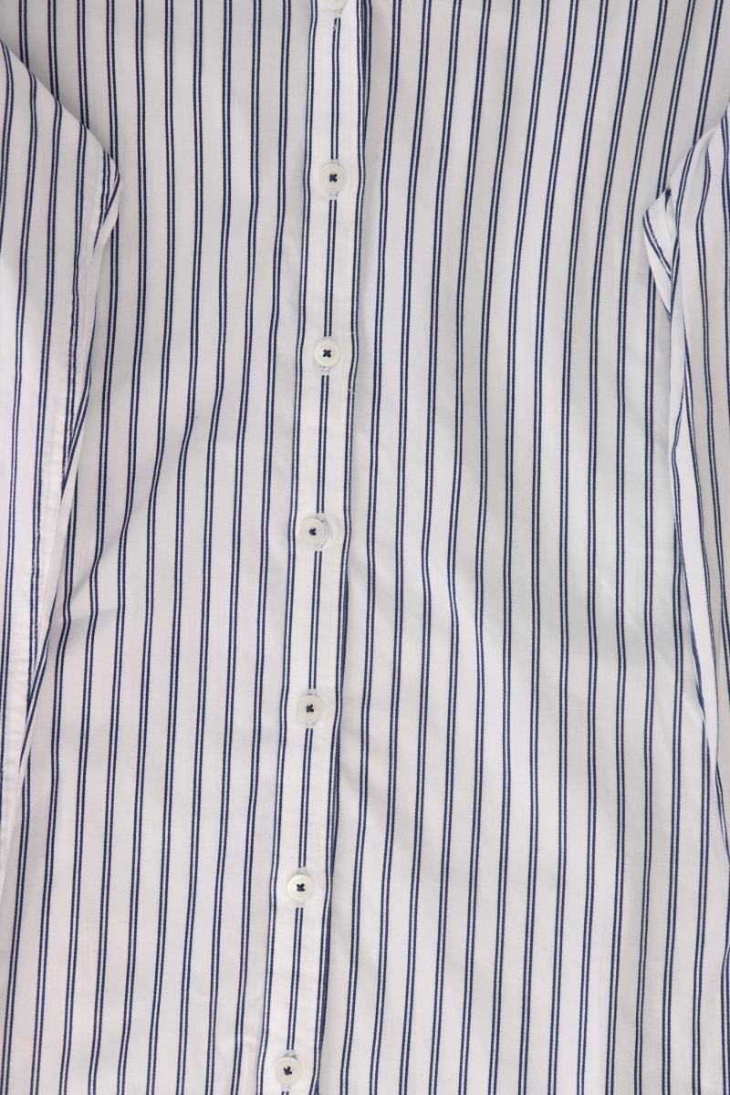 Tommy Hilfiger Langarmbluse Gr. UK 12 (M) gestreift weiß