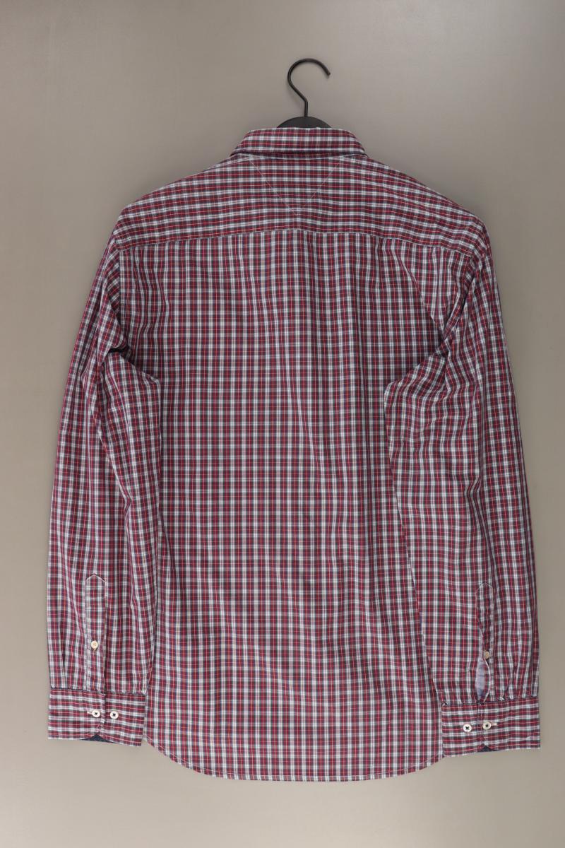 Tommy Hilfiger Karohemd für Herren Gr. XL kariert Langarm rot