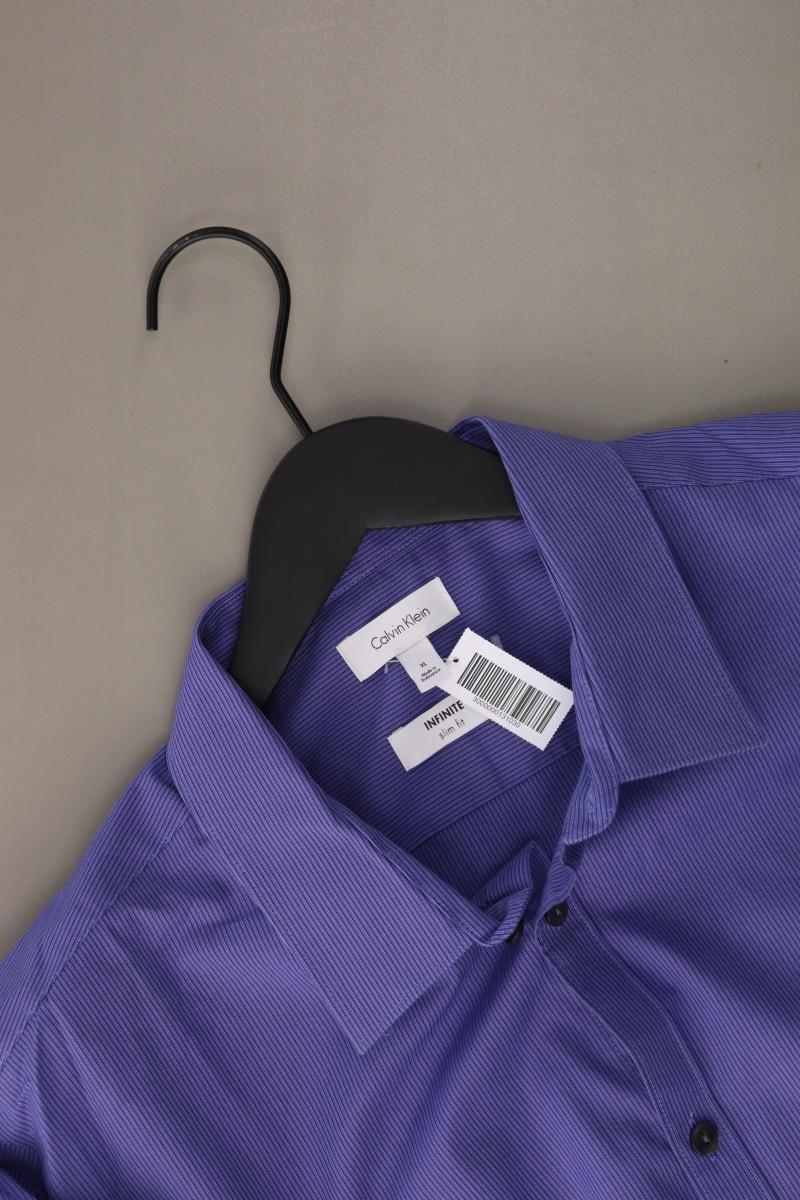 Calvin Klein Langarmhemd für Herren Gr. XL lila