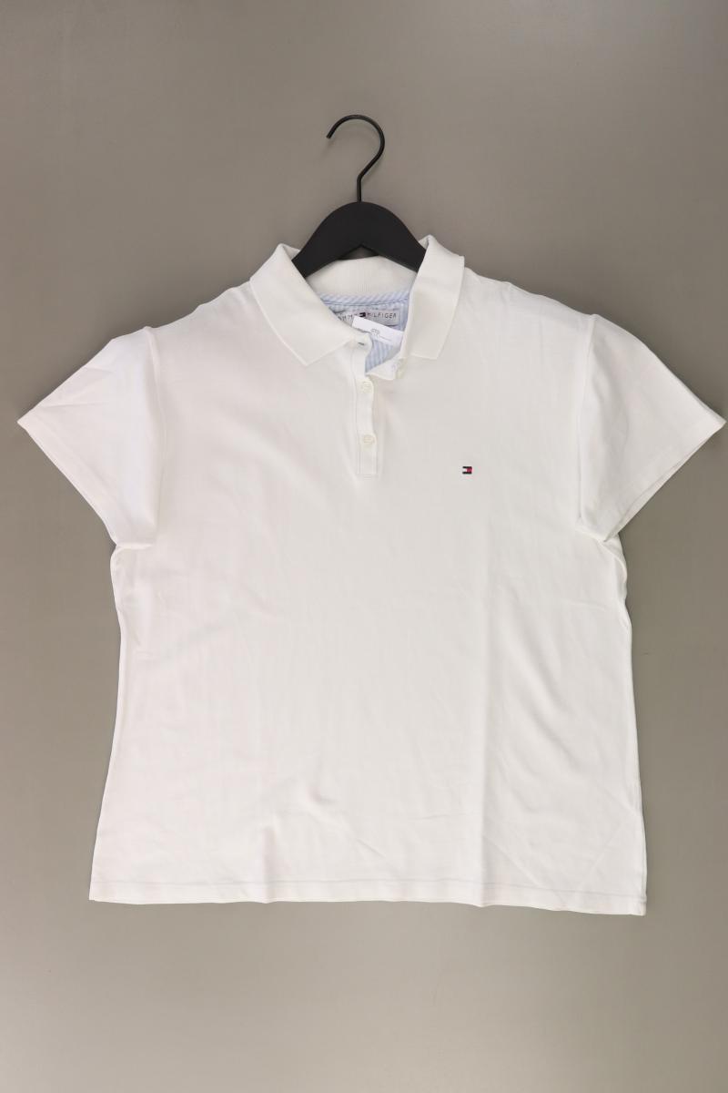 Tommy Hilfiger Poloshirt Gr. XL Kurzarm weiß