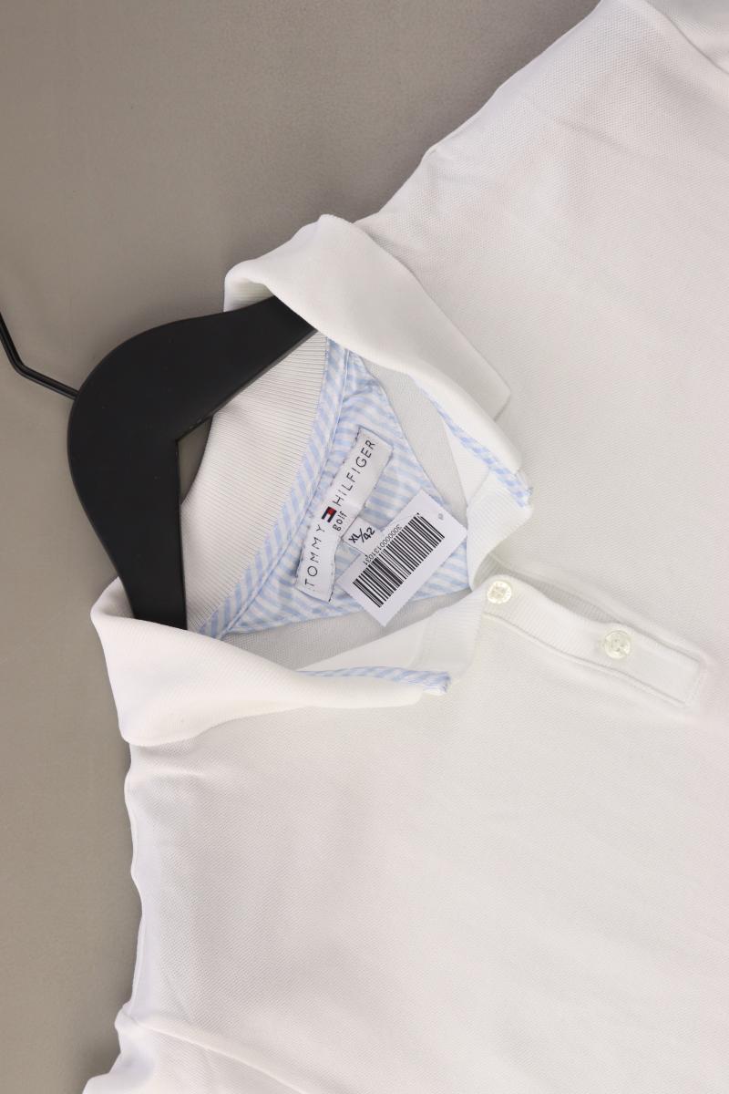 Tommy Hilfiger Poloshirt Gr. XL Kurzarm weiß