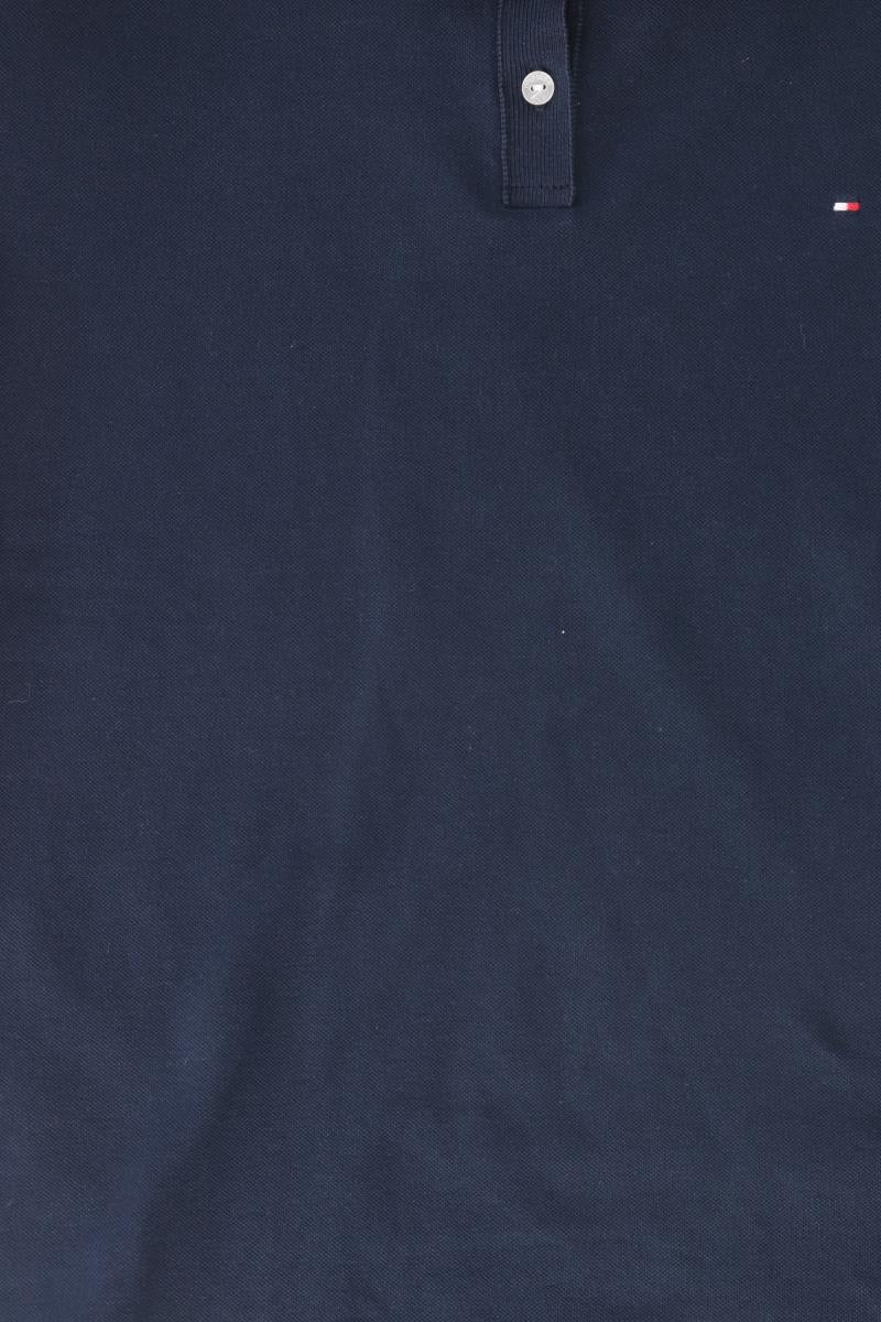 Tommy Hilfiger Poloshirt Gr. 42 Kurzarm blau aus Baumwolle