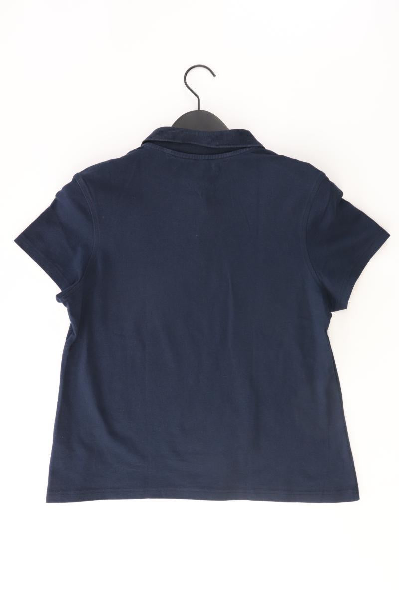 Tommy Hilfiger Poloshirt Gr. 42 Kurzarm blau aus Baumwolle
