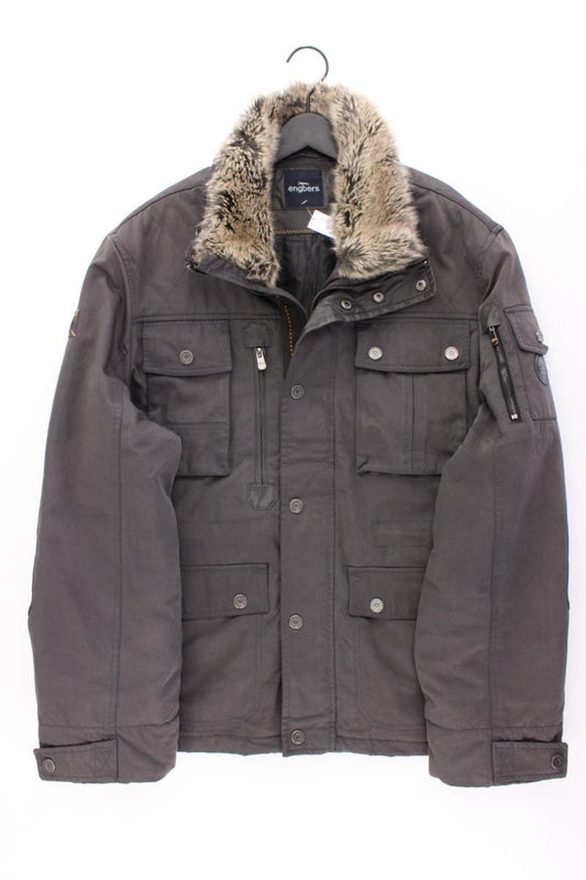 Engbers Lange Jacke für Herren Gr. 56 braun aus Nylon