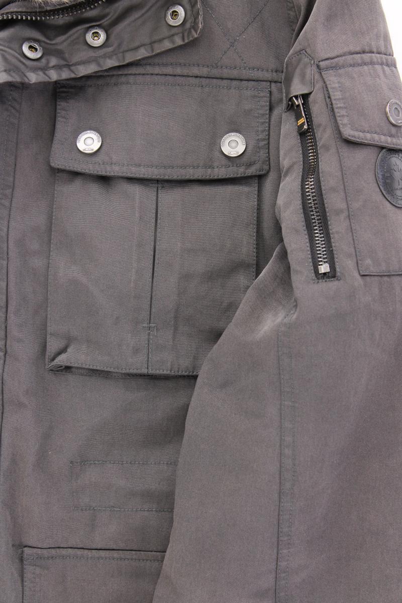 Engbers Lange Jacke für Herren Gr. 56 braun aus Nylon