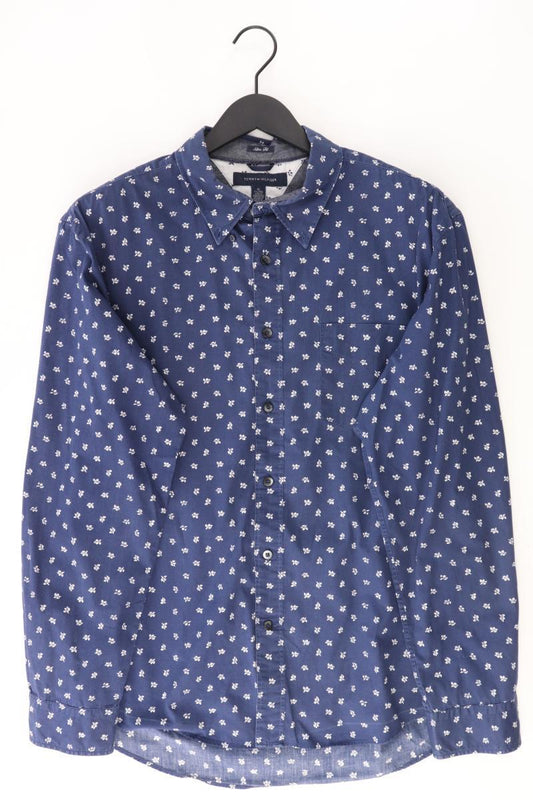 Tommy Hilfiger Langarmhemd für Herren Gr. XL blau