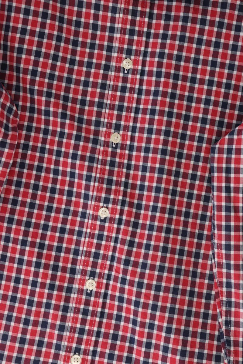 GAP Karohemd für Herren Gr. XL kariert Langarm rot