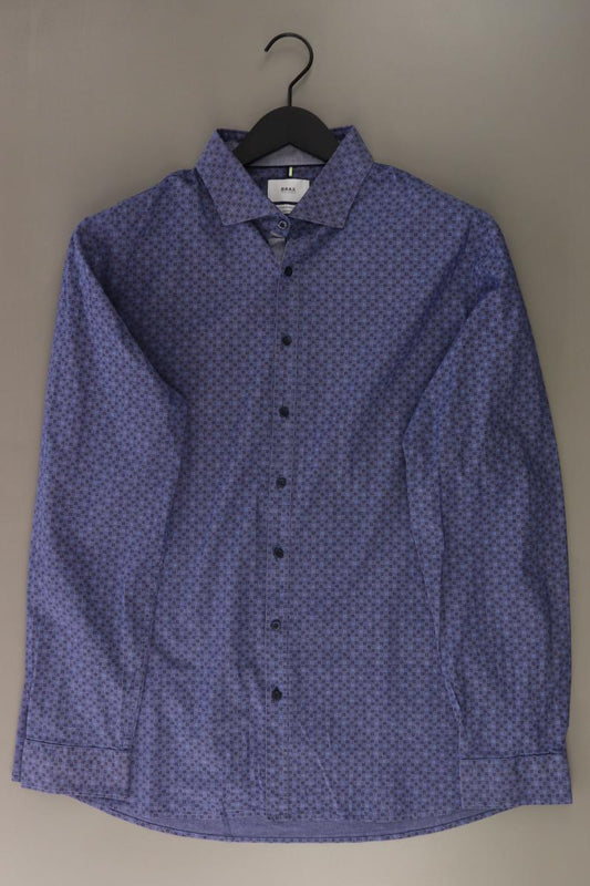 Brax Langarmhemd für Herren Gr. Hemdgröße 43/44 blau