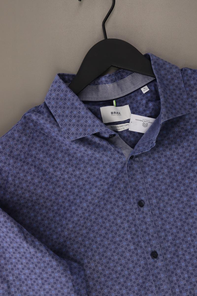 Brax Langarmhemd für Herren Gr. Hemdgröße 43/44 blau