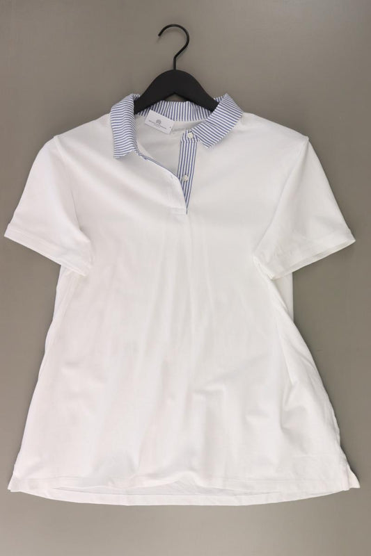 Lands' End Poloshirt Gr. L Kurzarm weiß