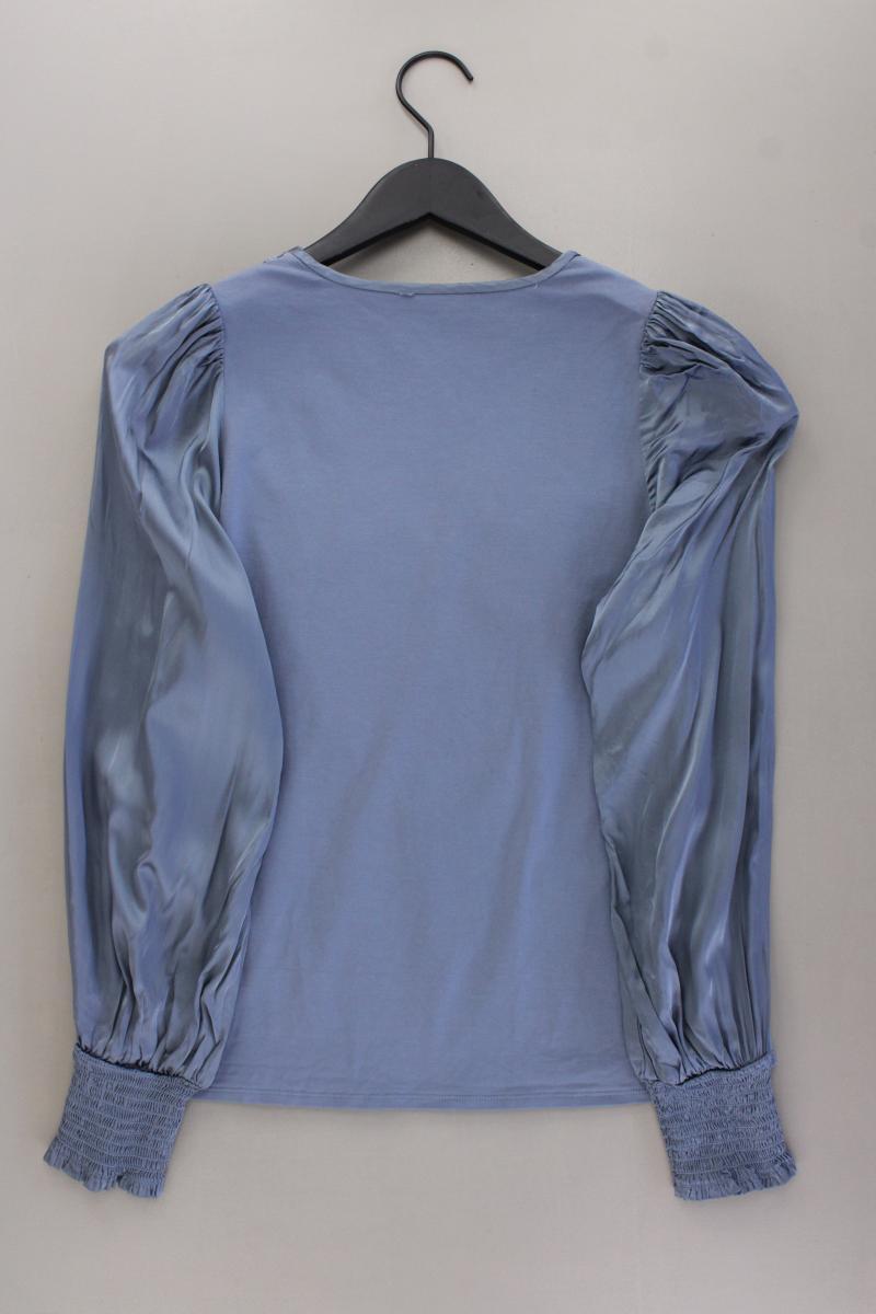 Gustav Denmark Langarmbluse Gr. 40 blau aus Baumwolle