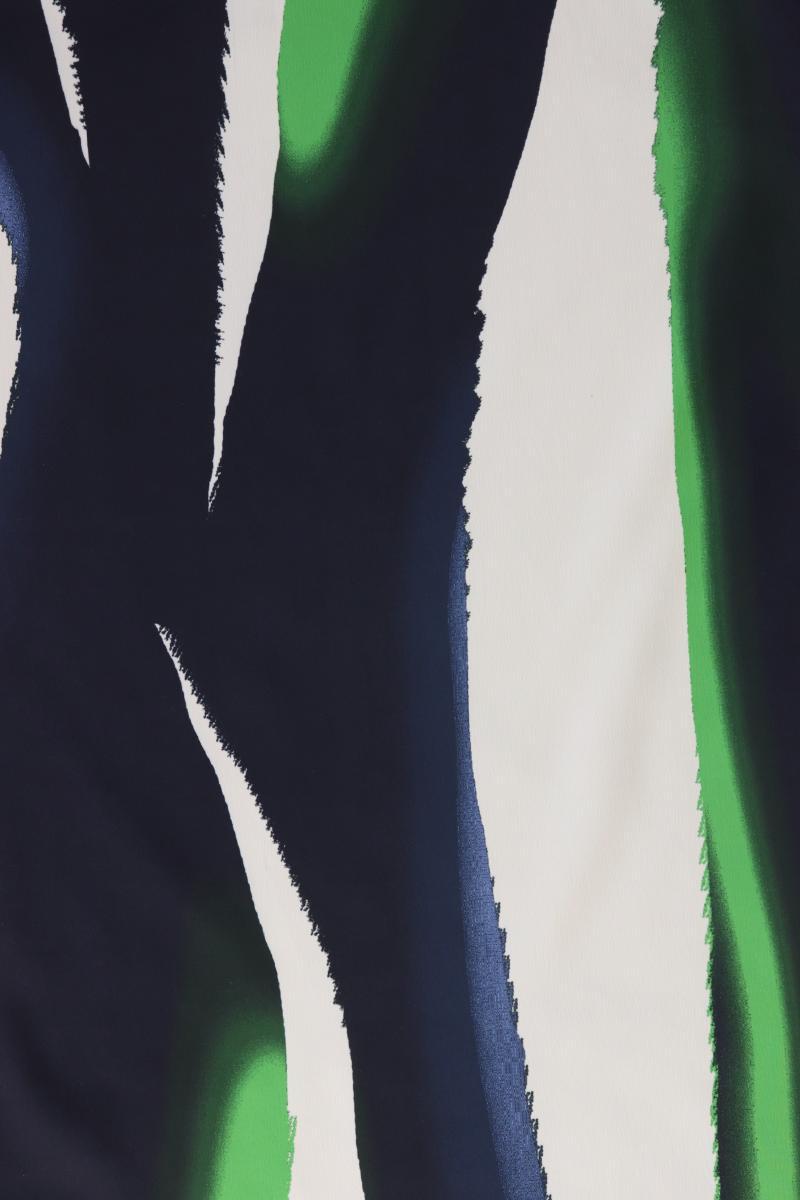 s.Oliver Kurzarmbluse Gr. 40 neuwertig blau aus Polyester