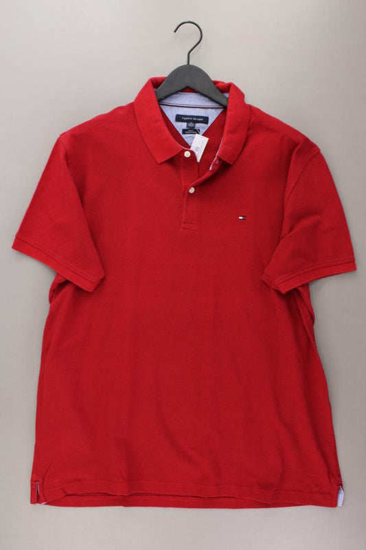 Tommy Hilfiger Poloshirt für Herren Gr. XXL Kurzarm rot