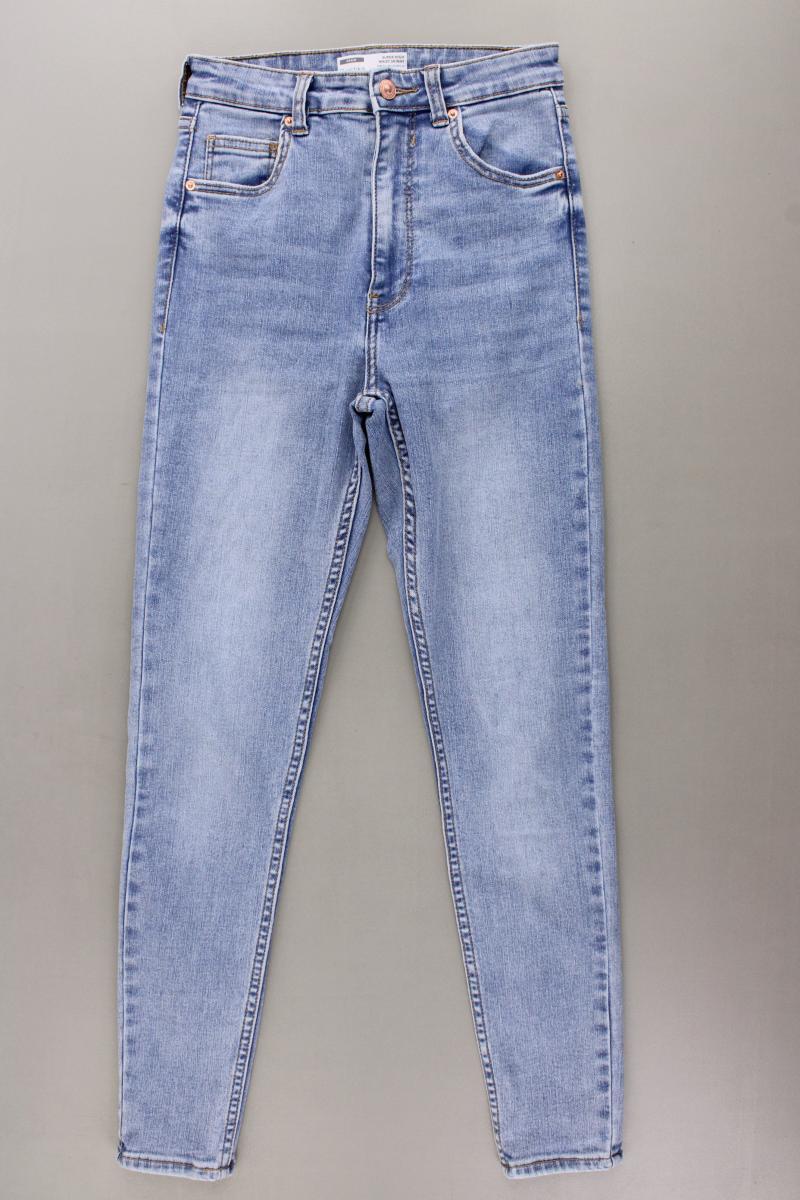 Bershka Skinny Jeans Gr. 36 blau aus Baumwolle