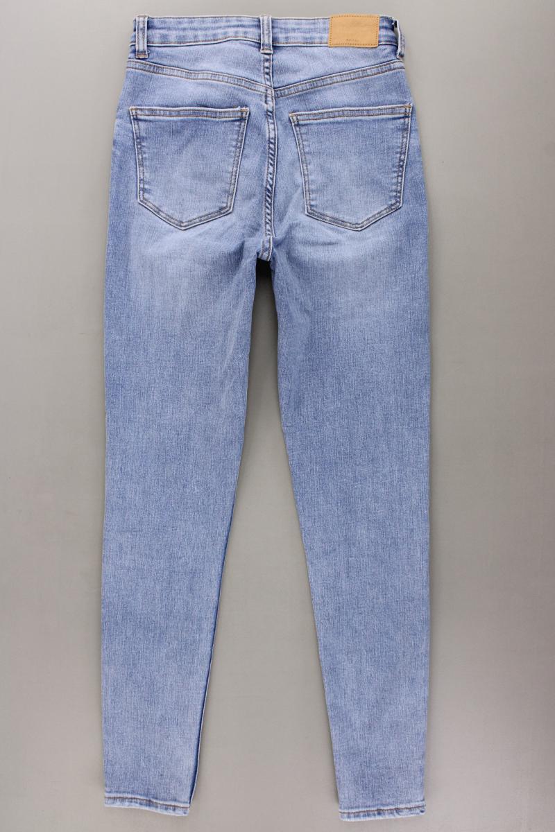 Bershka Skinny Jeans Gr. 36 blau aus Baumwolle