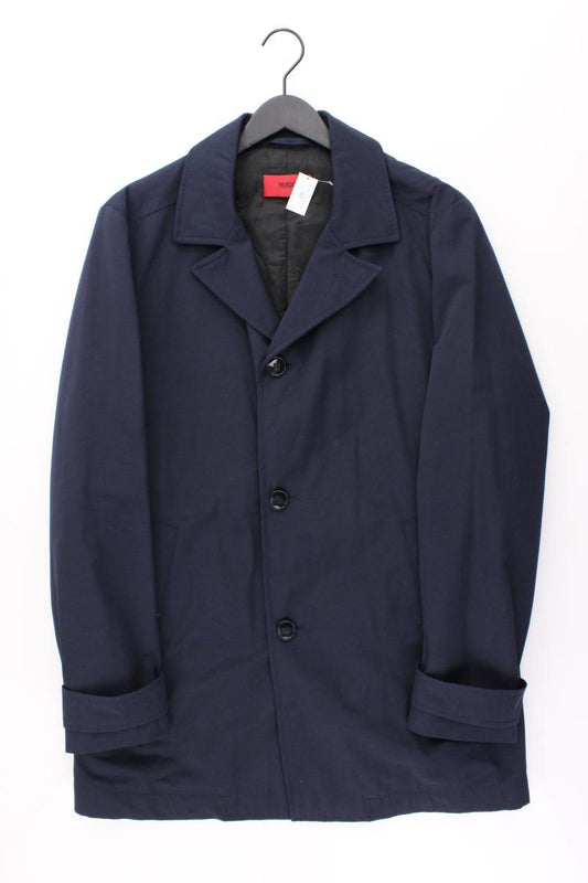 Hugo Boss Cabanmantel für Herren Gr. 52 neuwertig blau aus Polyester