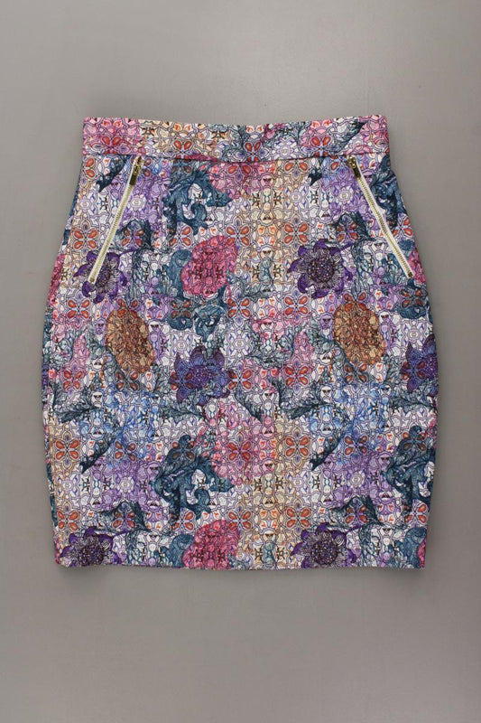 H&M Bleistiftrock Gr. 36 geometrisches Muster neuwertig mehrfarbig