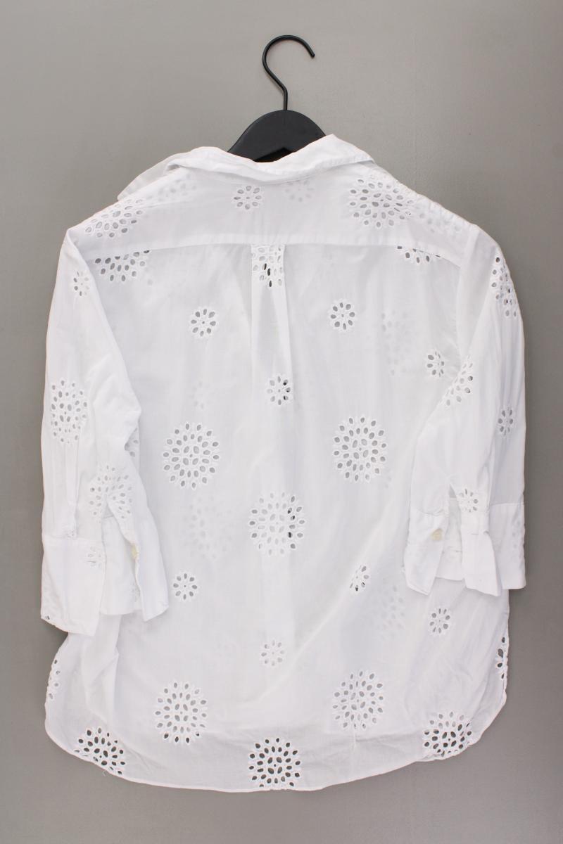 Zara Oversize-Bluse Gr. XS 3/4 Ärmel weiß