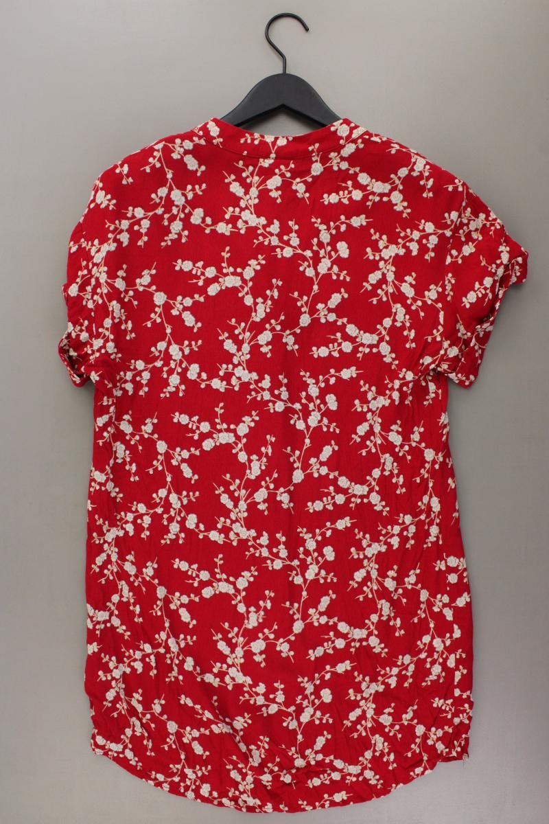JP & J Baker x H&M Longbluse Gr. 36 mit Blumenmuster Kurzarm rot