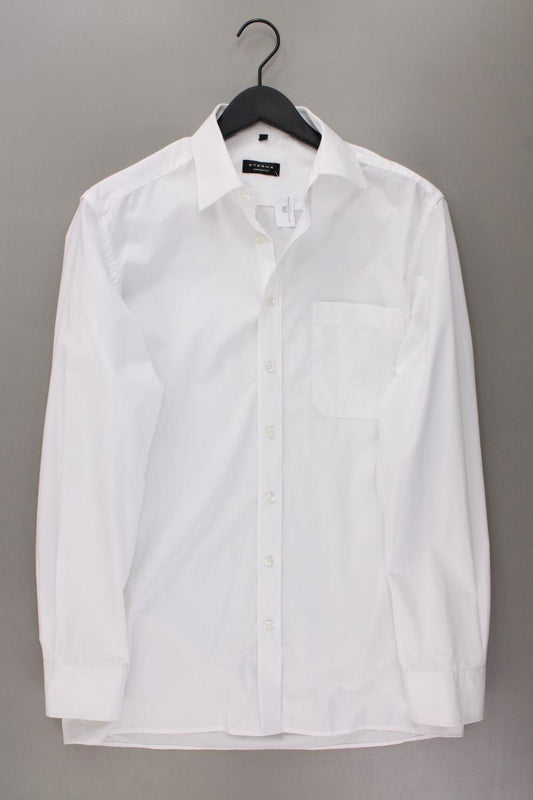 Eterna Langarmhemd für Herren Gr. Hemdgröße 40 weiß aus Baumwolle