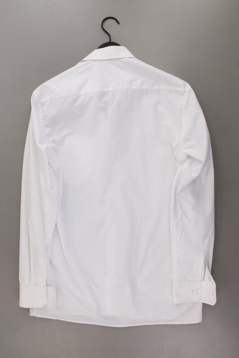 Eterna Langarmhemd für Herren Gr. Hemdgröße 40 weiß aus Baumwolle