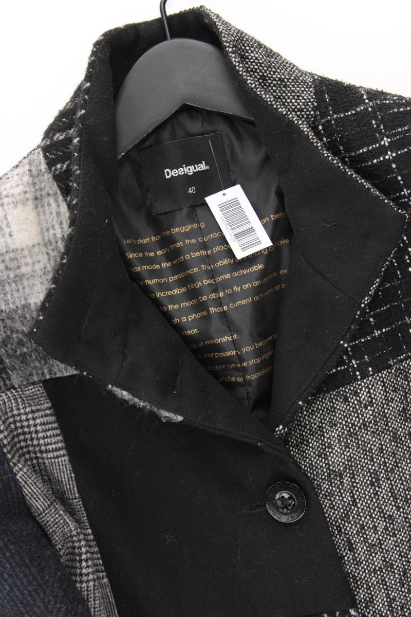 Desigual Regular Mantel Gr. 40 blau aus Polyester