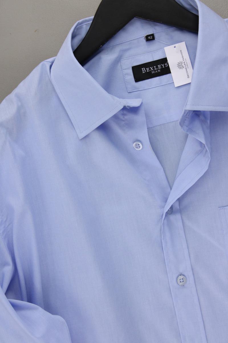 Bexleys Langarmhemd für Herren Gr. Hemdgröße 42 blau