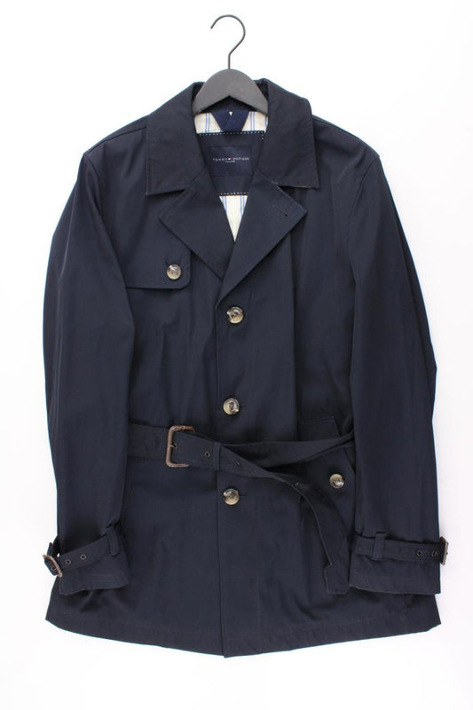 Tommy Hilfiger Trenchcoat für Herren Gr. 52 blau aus Polyester