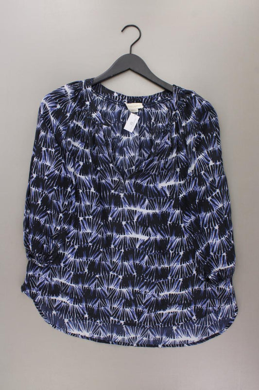 CYNTHIA ROWLEY Seidenbluse Gr. 40 3/4 Ärmel blau