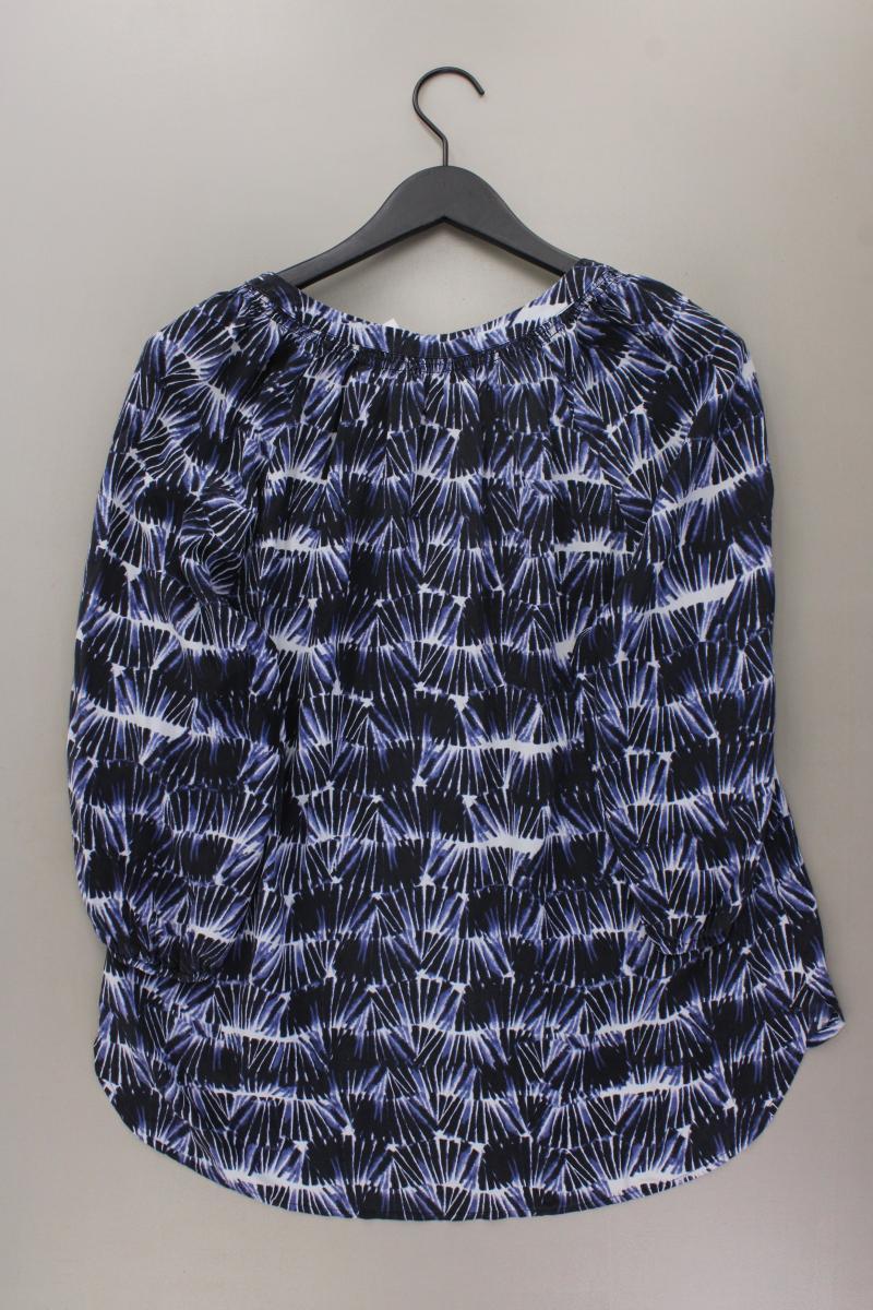 CYNTHIA ROWLEY Seidenbluse Gr. 40 3/4 Ärmel blau