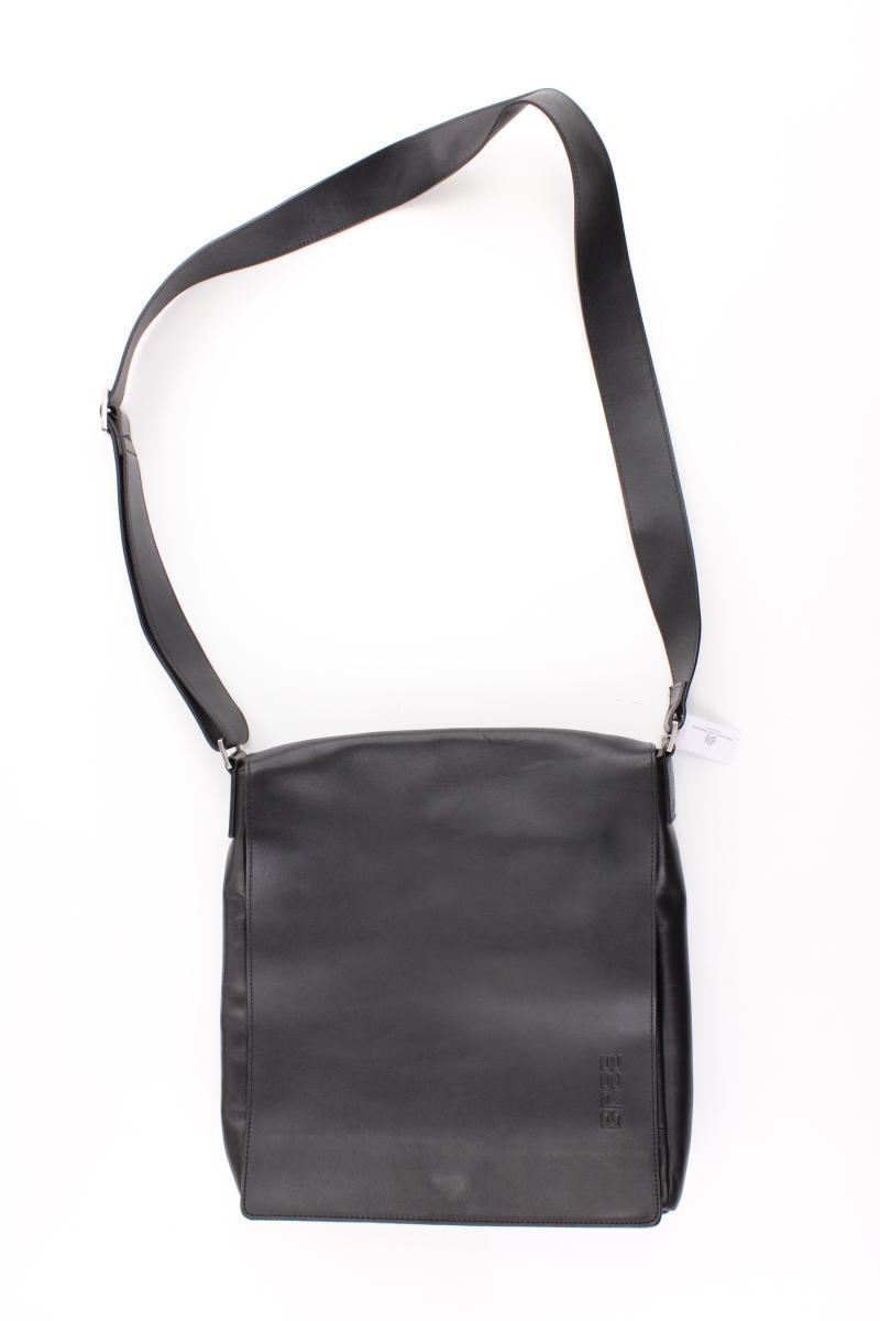 Bree Umhängetasche für Herren schwarz aus Leder