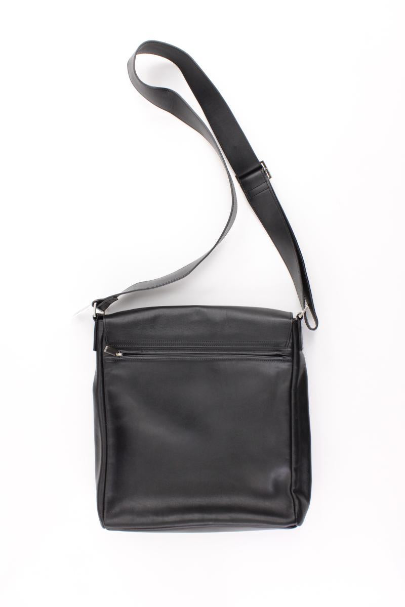 Bree Umhängetasche für Herren schwarz aus Leder