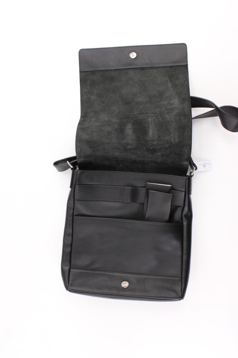 Bree Umhängetasche für Herren schwarz aus Leder