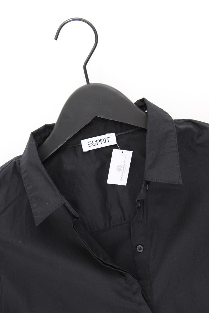 Esprit Langarmbluse Gr. M schwarz aus Baumwolle