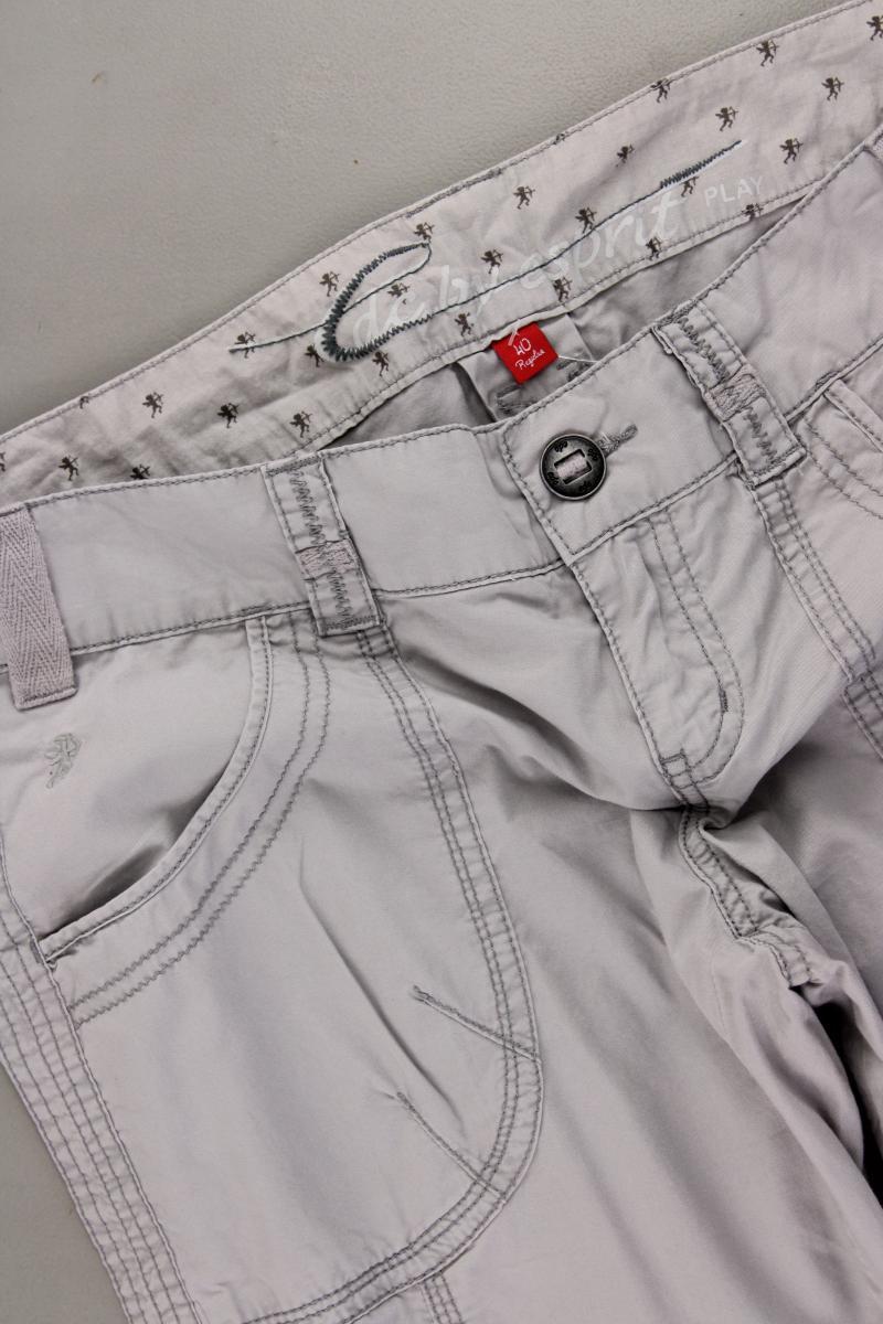 edc by Esprit Y2K Cargohose Gr. 40 grau aus Baumwolle