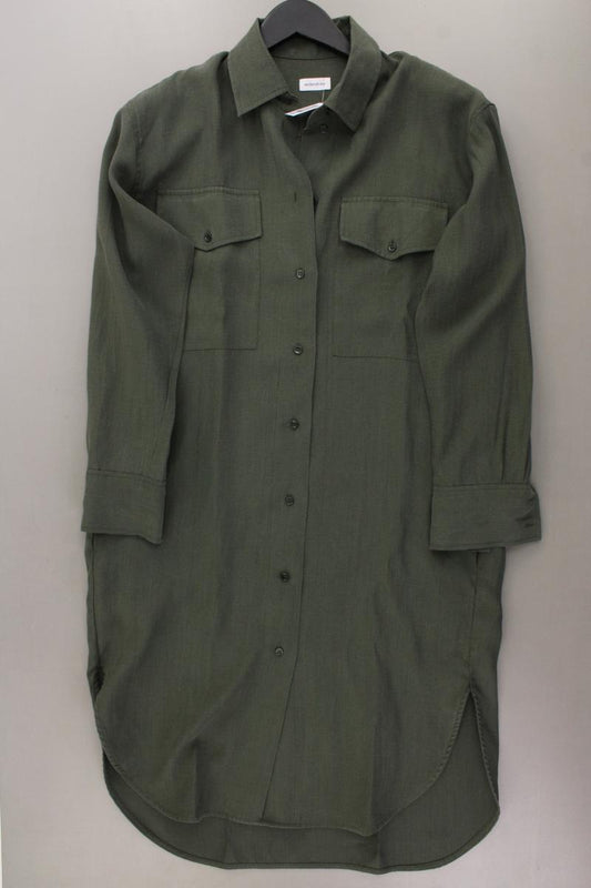 Seidensticker Langarmkleid Gr. 34 neuwertig olivgrün