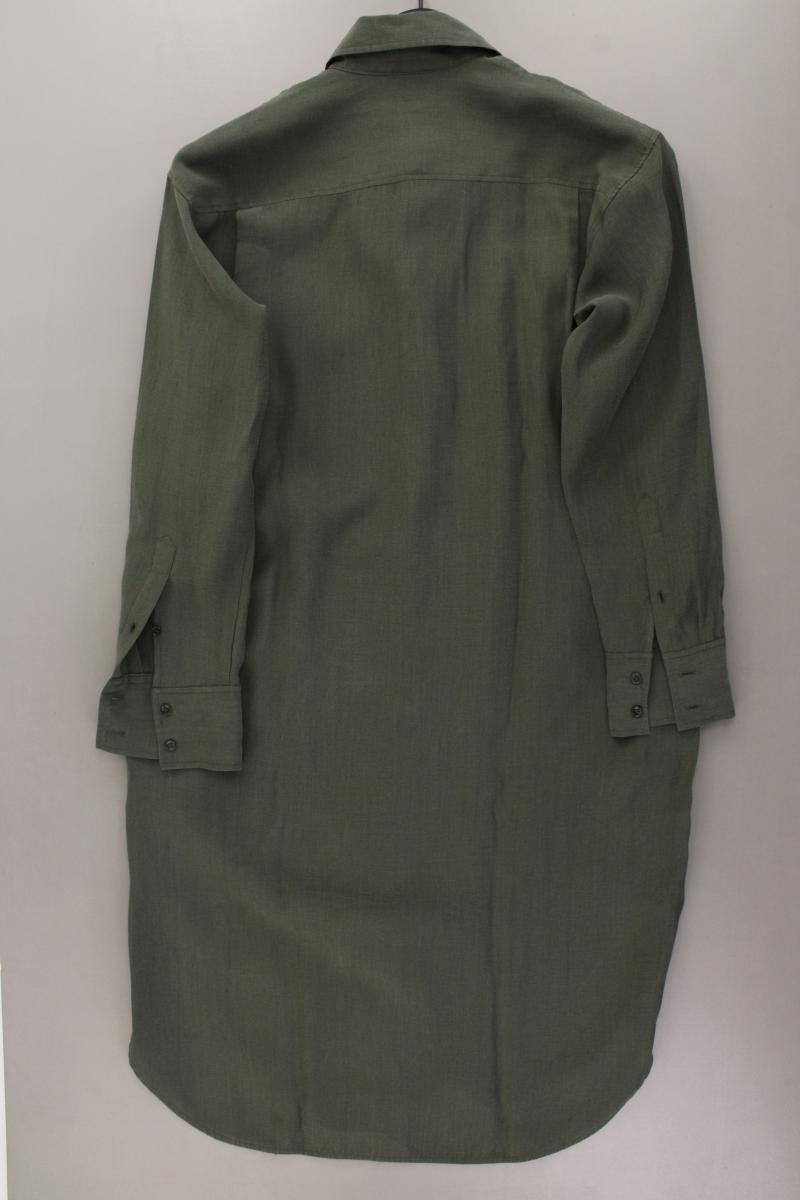 Seidensticker Langarmkleid Gr. 34 neuwertig olivgrün