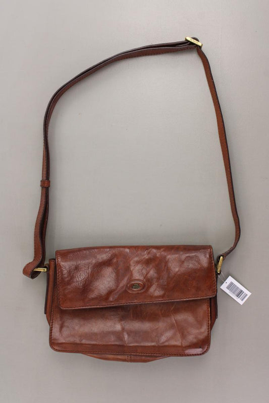 The Bridge Schultertasche braun aus Leder