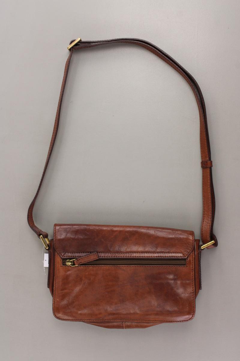 The Bridge Schultertasche braun aus Leder