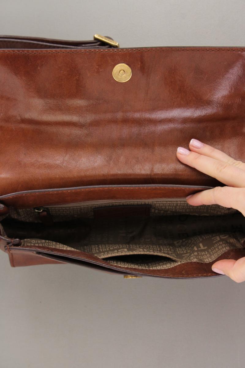 The Bridge Schultertasche braun aus Leder