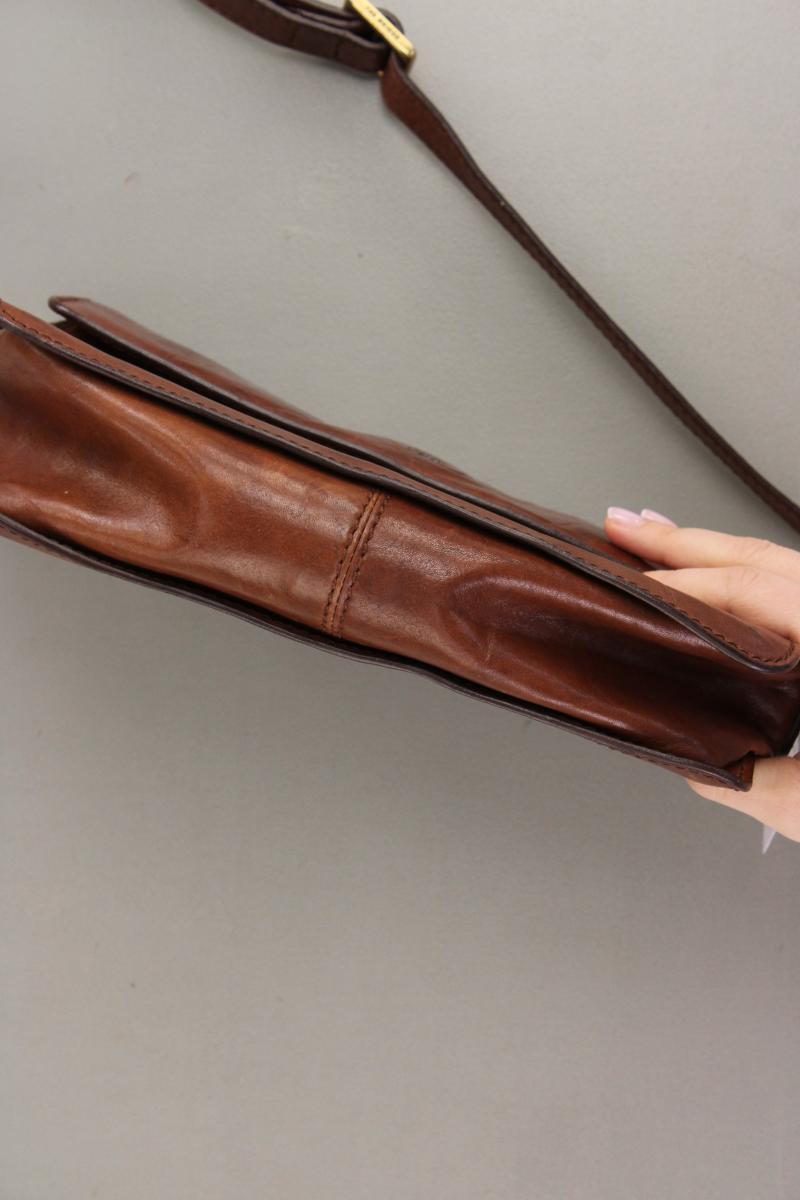 The Bridge Schultertasche braun aus Leder