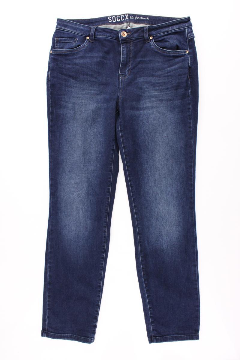 Soccx Straight Jeans Gr. W33/L32 Modell Romy blau aus Baumwolle