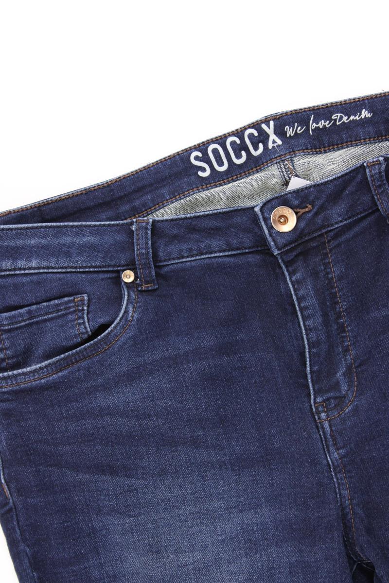 Soccx Straight Jeans Gr. W33/L32 Modell Romy blau aus Baumwolle