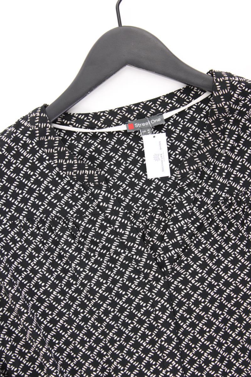 Street One Langarmbluse Gr. 40 schwarz aus Viskose
