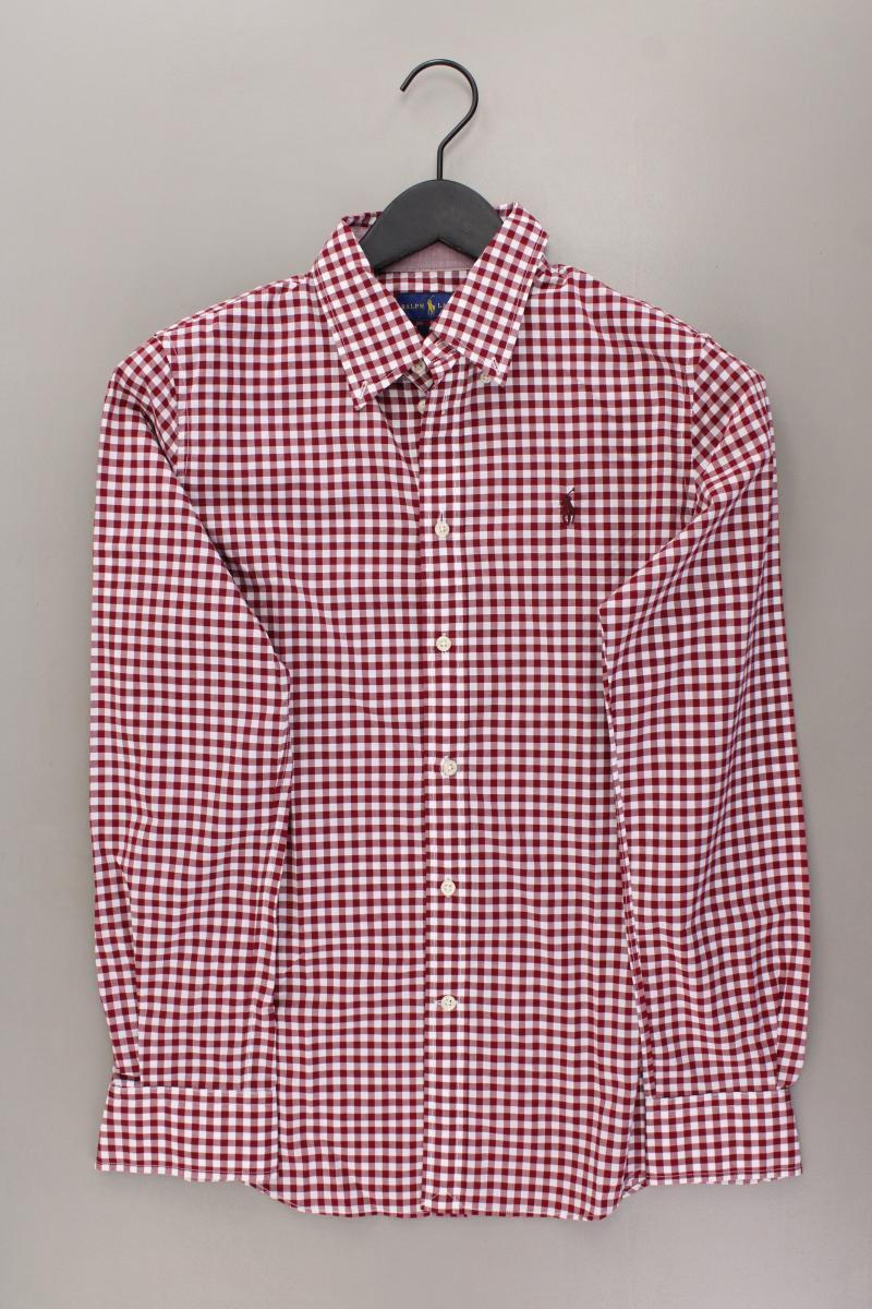 Ralph Lauren Karobluse Gr. US 10 (M) kariert Langarm rot aus Baumwolle