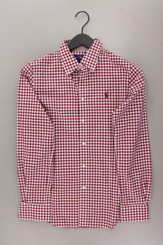 Ralph Lauren Karobluse Gr. US 10 (M) kariert Langarm rot aus Baumwolle