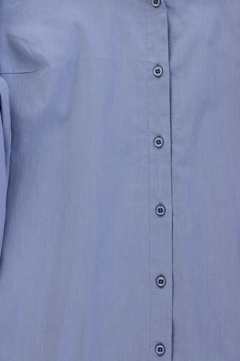 More&More Langarmbluse Gr. 38 blau aus Baumwolle