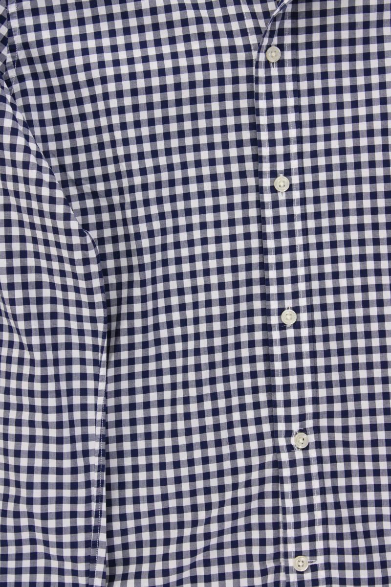 Ralph Lauren Karobluse Gr. US 10 (M) kariert Langarm blau aus Baumwolle