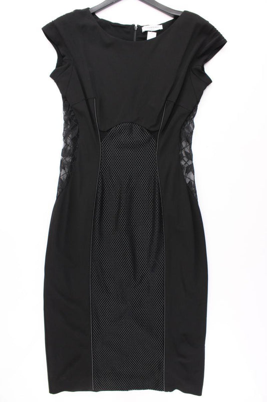 Zuhair Murad Abendkleid Gr. IT 48 (L) neuwertig Kurzarm schwarz aus Viskose