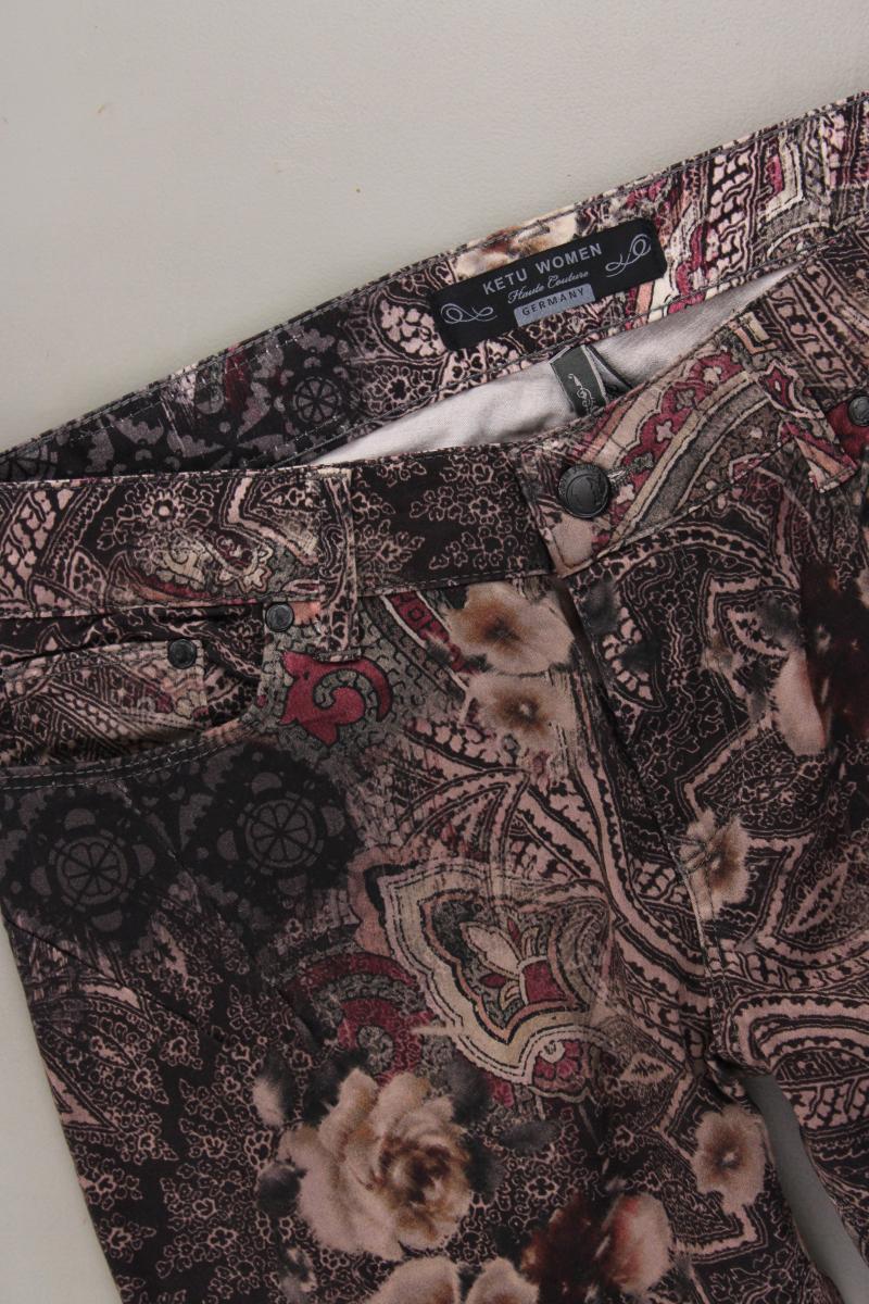 Ketu Berlin Hose Gr. 38 mit Blumenmuster mehrfarbig